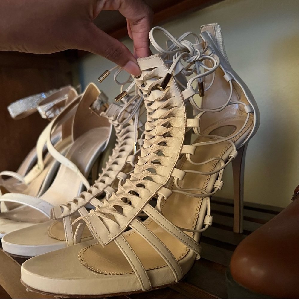 Elisabetta Franchi Off-White Heels